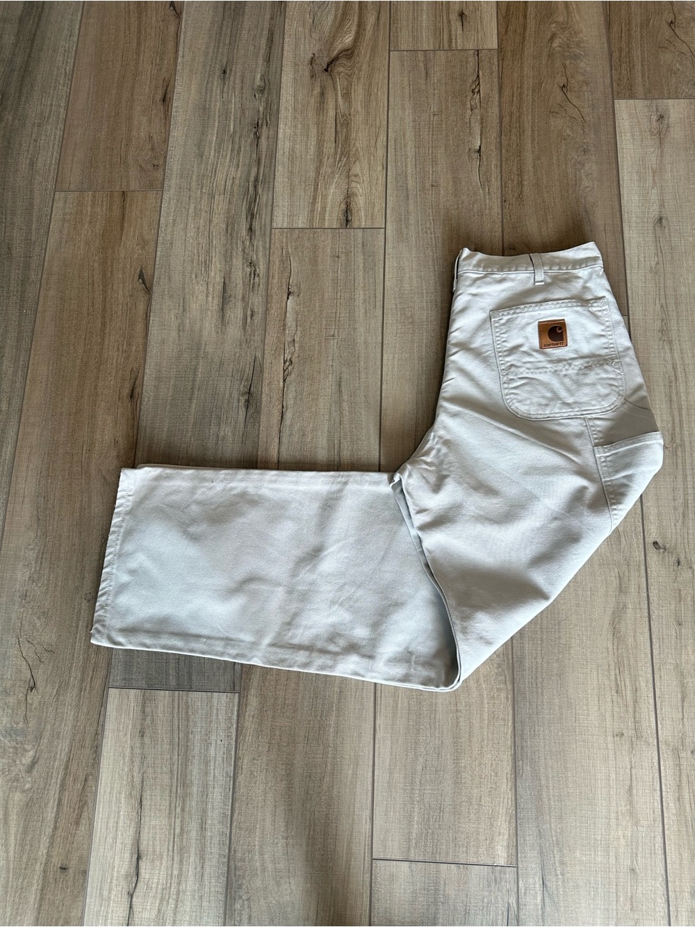 Carhartt Men’s Straight-Leg Work Pants in Off-White